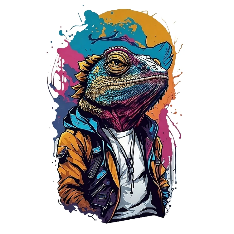 استیکر پارچه و لباس پاد آفرین مدل گرافیکی کد 434