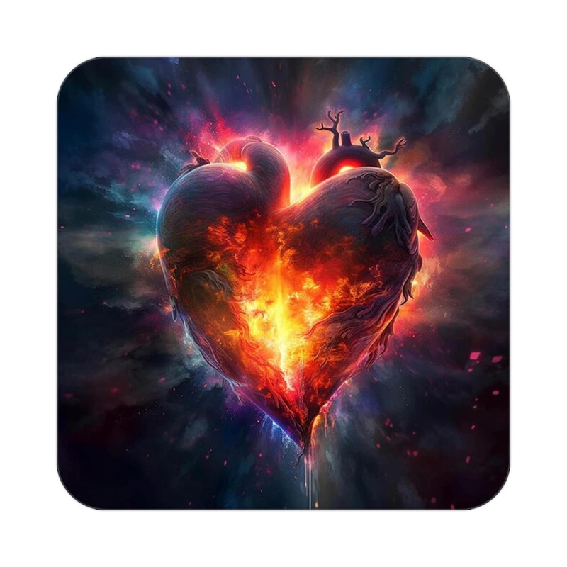 زیر لیوانی کاکتی مدل عاشقانه کد mp11978