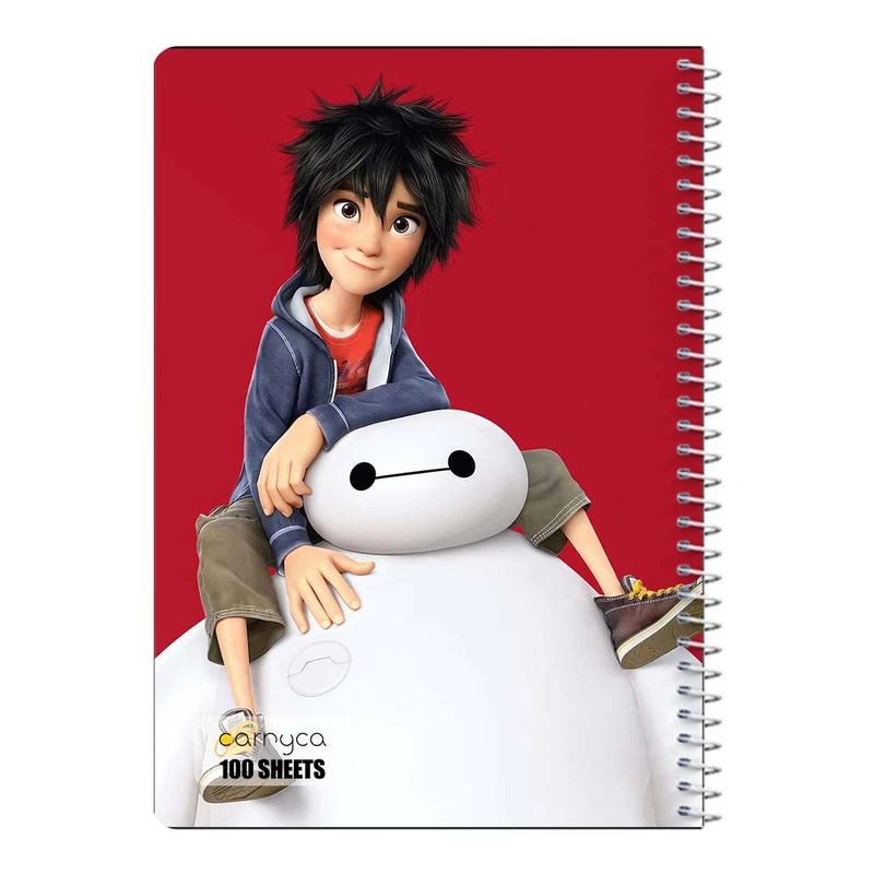 دفتر مشق 100 برگ سیمی کارنیکا طرح قهرمان بزرگ ۶ Big Hero 6 کد 16358