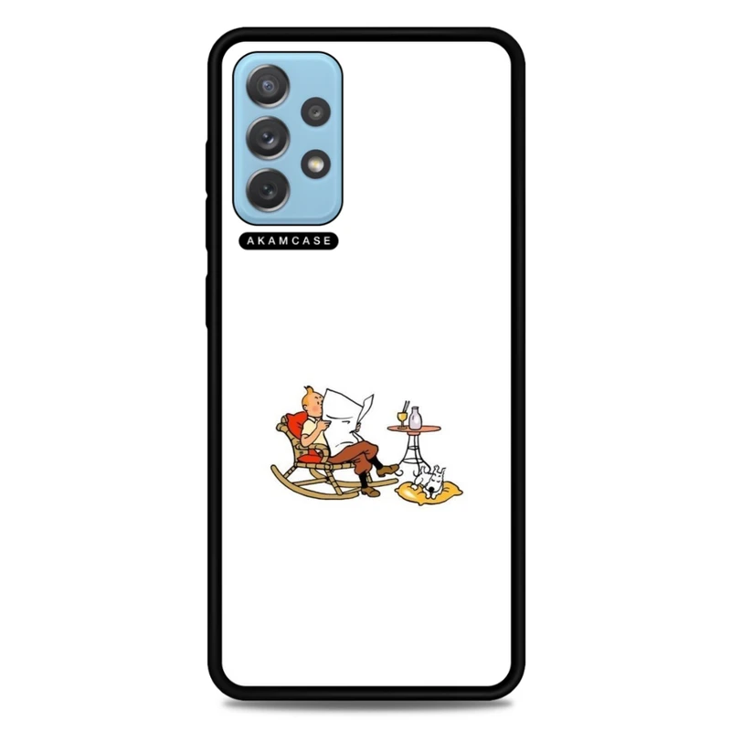 کاور آکام مدل AMC-WSGA72-TINTIN-8 مناسب برای گوشی موبایل سامسونگ Galaxy A72