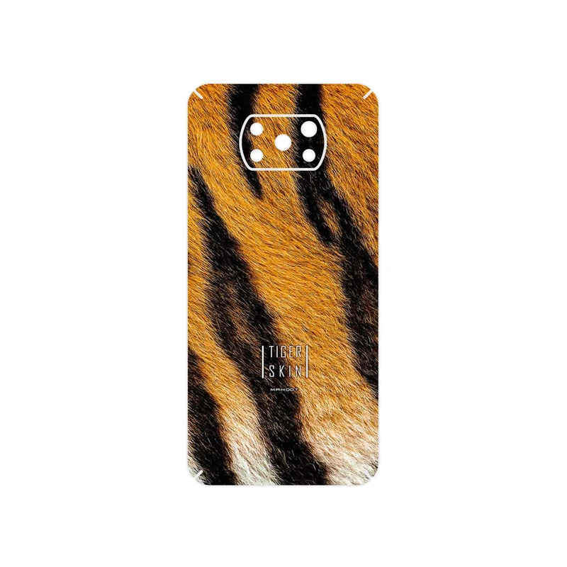 برچسب پوششی ماهوت مدل Tiger Skin مناسب برای گوشی موبایل شیائومی Poco X3 NFC