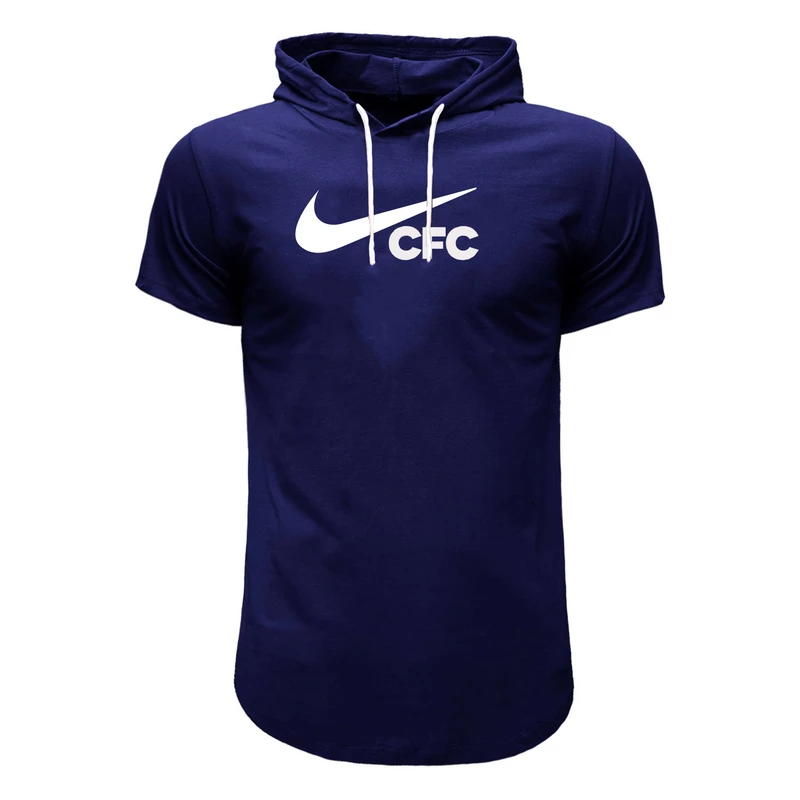 تی شرت کلاه دار آستین کوتاه مردانه مدل 8903