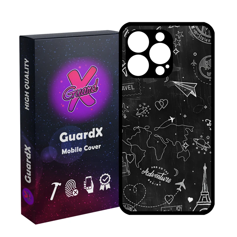 کاور گارد ایکس طرح سفر مدل  Glass10778 مناسب برای گوشی موبایل اپل iPhone 13 Pro
