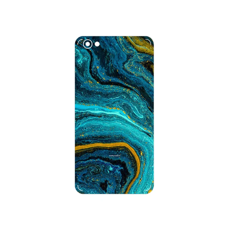 برچسب پوششی ماهوت مدل Turquoise marblewith golden streaks مناسب برای گوشی موبایل شیائومی Redmi Note 5A