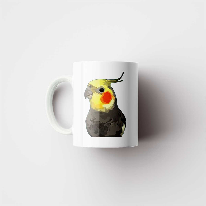 ماگ پاد آفرین مدل طوطی عروس هلندی کد 4478