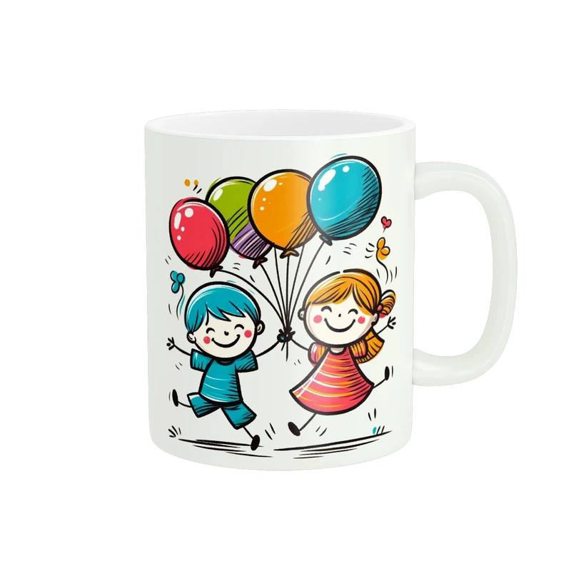 ماگ پاد آفرین طرح بچه های شاد کد 1303