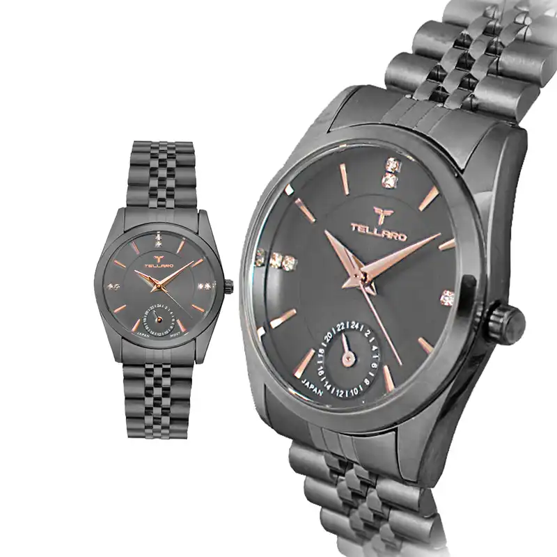 ست ساعت مچی عقربه ای زنانه و مردانه تلارو مدل T3067