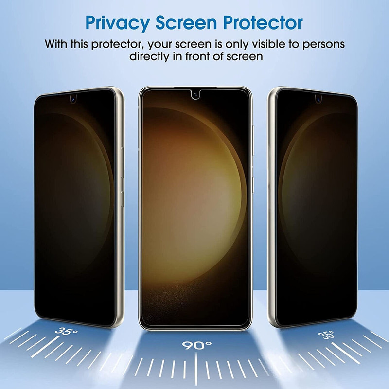 خرید و قیمت محافظ صفحه نمایش حریم شخصی بادیگارد مدل PS مناسب برای گوشی موبایل سامسونگ Galaxy S24