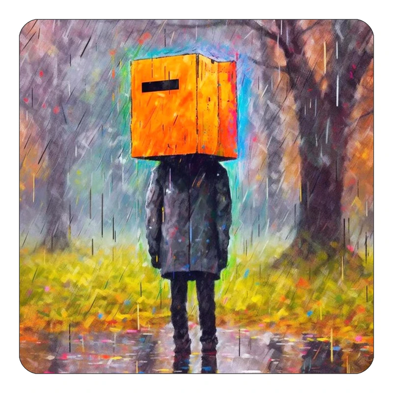 مگنت کاکتی طرح نقاشی رنگ روغن مدل mp72956