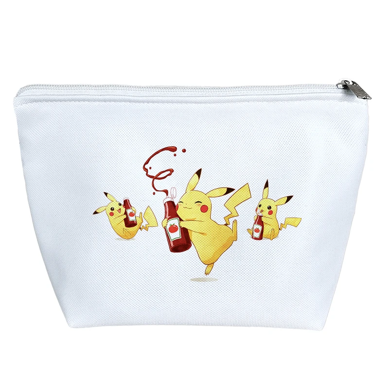 کیف لوازم آرایش دخترانه خندالو مدل پیکاچو انیمه پوکمون کد 1428