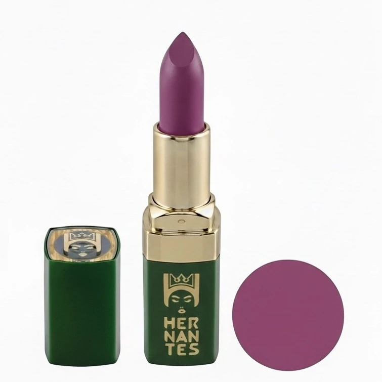 رژلب جامد مات هرنانتس مدل 1 رنگ صورتی شماره H402