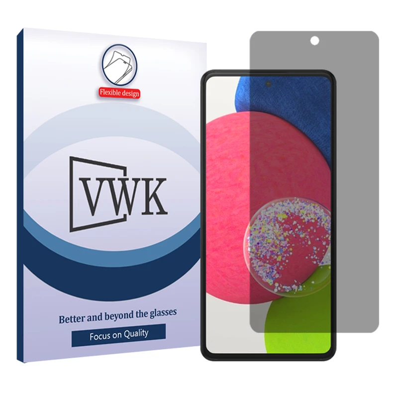 محافظ صفحه نمایش حریم شخصی وی دبلیو کی مدل Tough مناسب برای گوشی موبایل سامسونگ Galaxy A52s 5G 