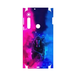MAHOOT Smoke Rainbow Digital Art 2-FullSkin Cover Sticker for Motorola One Macro