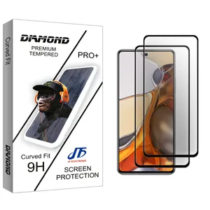 JF Diamond Glass Ceramics Screen Protector For Xiaomi 11T Pro 5G 2107113SG Pack Of 2