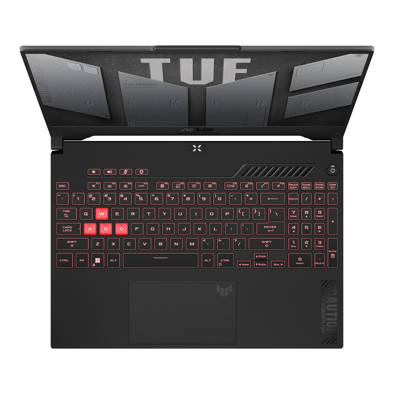 لپ تاپ 15.6 اینچ ایسوس مدل TUF Gaming A15 (2024) FA507UI-LP034W-R9 8945HS-48GB DDR5 5600MHz-1TB SSD-RTX4070 8GB-FHD 144Hz-W - کاستوم شده
