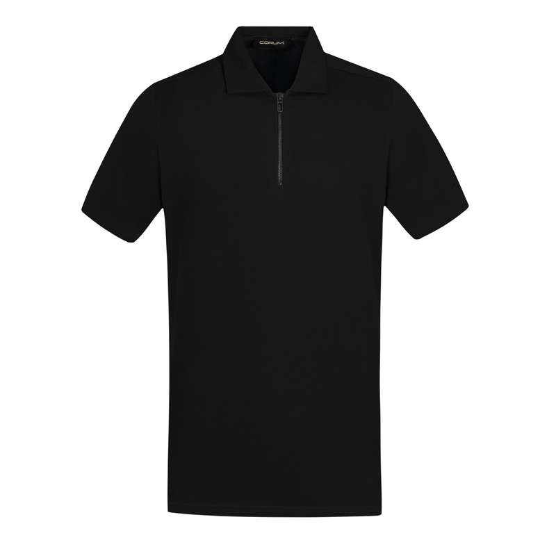 پولوشرت آستین کوتاه مردانه کروم مدل زیپ دار 2212316