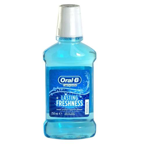 دهان شویه اورال-بی مدل Lasting Freshless حجم 250 میلی لیتر