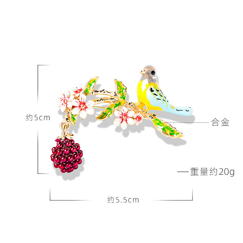 گل سینه زنانه مدل قناری کد 00920