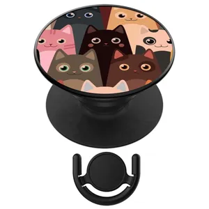 پایه نگه دارنده گوشی موبایل پاپ سوکت آکام مدل APSC01942 به همراه پاپ کلیپ