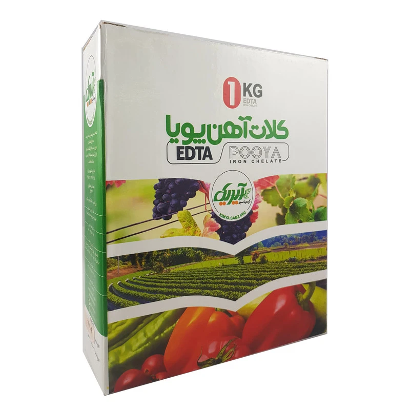 کود كلات آهن پويا كيميا سبز آيريك مدل  EDTA وزن 1 کیلوگرم