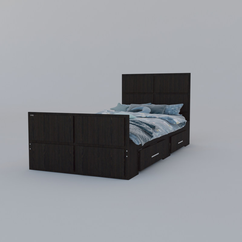 تخت خواب مدل SO12127 یک نفره سایز 204x94 سانتی متر