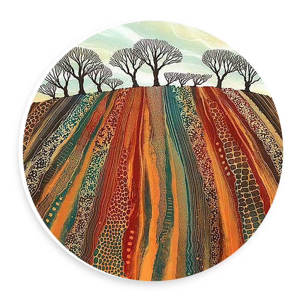  دیوارکوب طرح درختانی بر روی تپه مدل wtb788