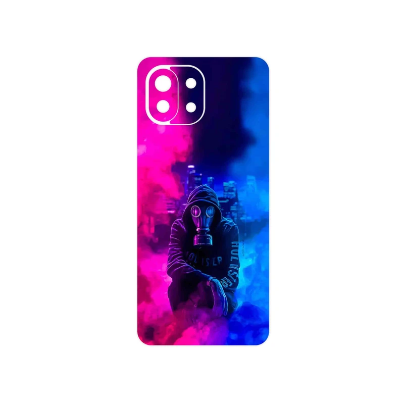 برچسب پوششی ماهوت مدل Smoke Rainbow Digital Art 2 مناسب برای گوشی موبایل شیائومی 11 Lite 5G NE
