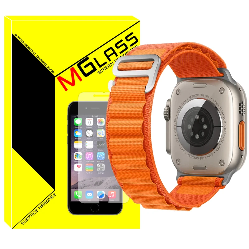 بند ام‌گلس مدل Loop Alpine مناسب برای ساعت هوشمند هاینو تکو T89 Ultra Max