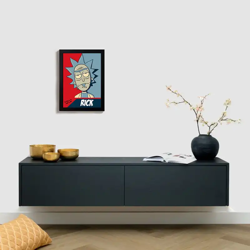 تابلو مدل ریک و مورتی rick and morty BL79