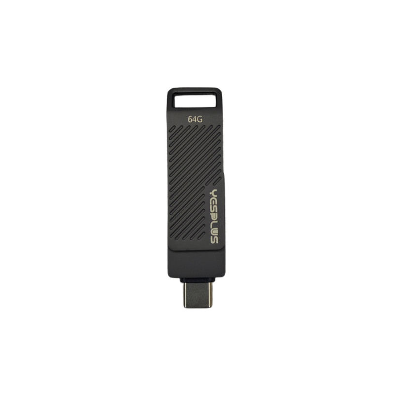 فلش مموری یس پلاس مدل Ys1002 ظرفیت ۱۲۸ گیگابایت با رابط USB Type-C، USB