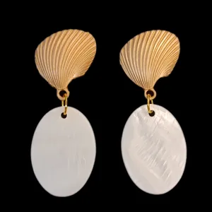 گوشواره زنانه مدل صدف