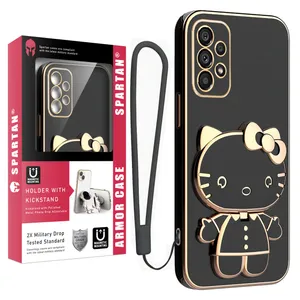 Spartan Kitty Cover For Samsung Galaxy A13 4G / A32 5G with strap