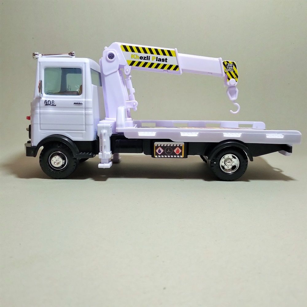 ماشین بازی مدل کامیون خاور جرثقیل کد DBS_10512 مجموعه دو عددی -  - 5