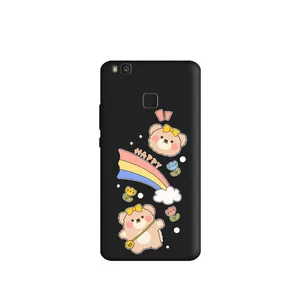 کاور طرح خرس رنگین کمان کد m3528 مناسب برای گوشی موبایل هوآوی P9 Lite