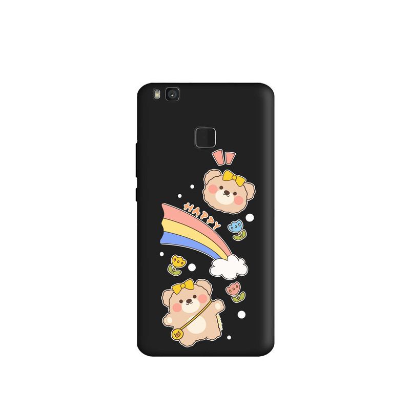 کاور طرح خرس رنگین کمان کد m3528 مناسب برای گوشی موبایل هوآوی P9 Lite