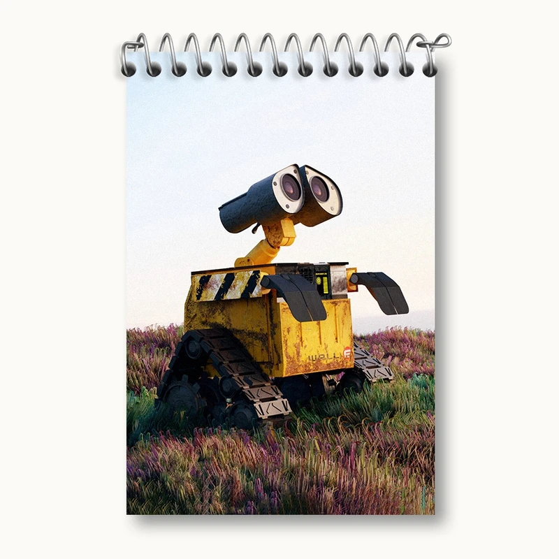 دفتر یادداشت 50 برگ خندالو مدل وال ای (WALL-E) کد F725