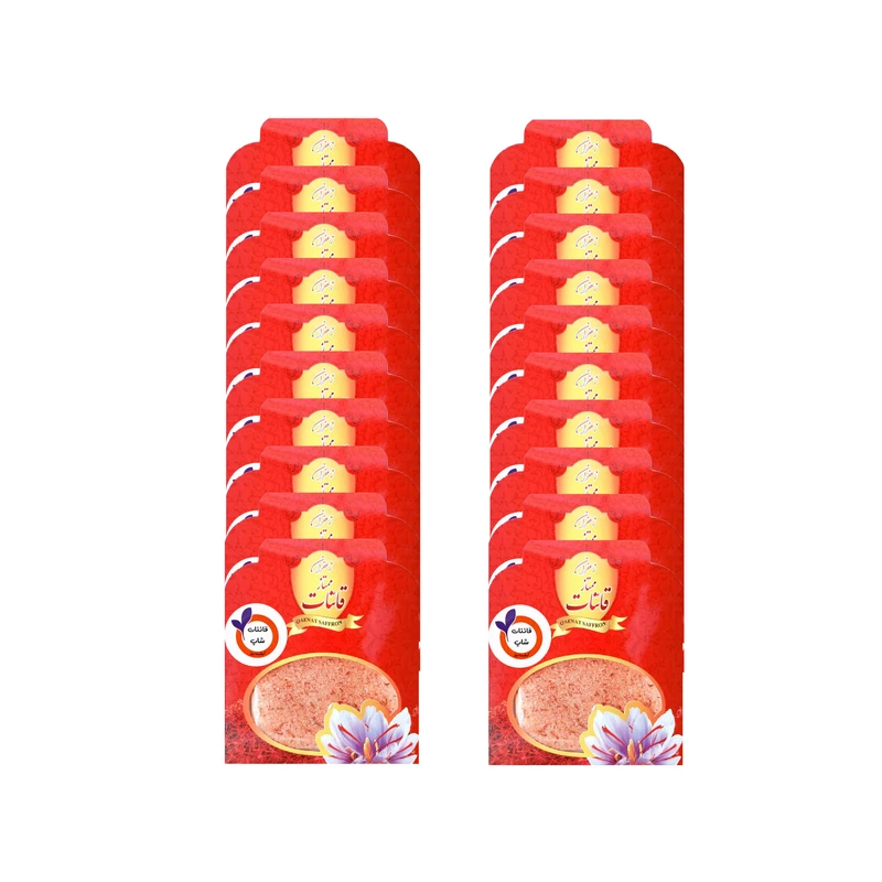 پودر زعفران شکری قائنات شاپ - 16 گرم بسته 20 عددی 
