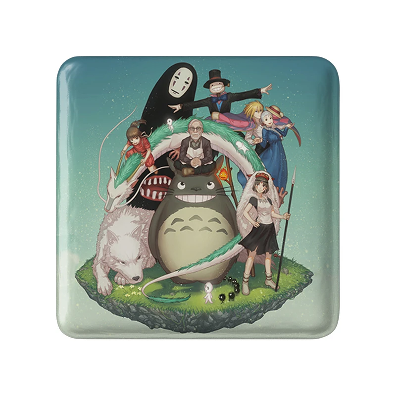 پیکسل خندالو طرح انیمه پرنسس مونونوکه (Mononoke) مدل مربعی کد 34086