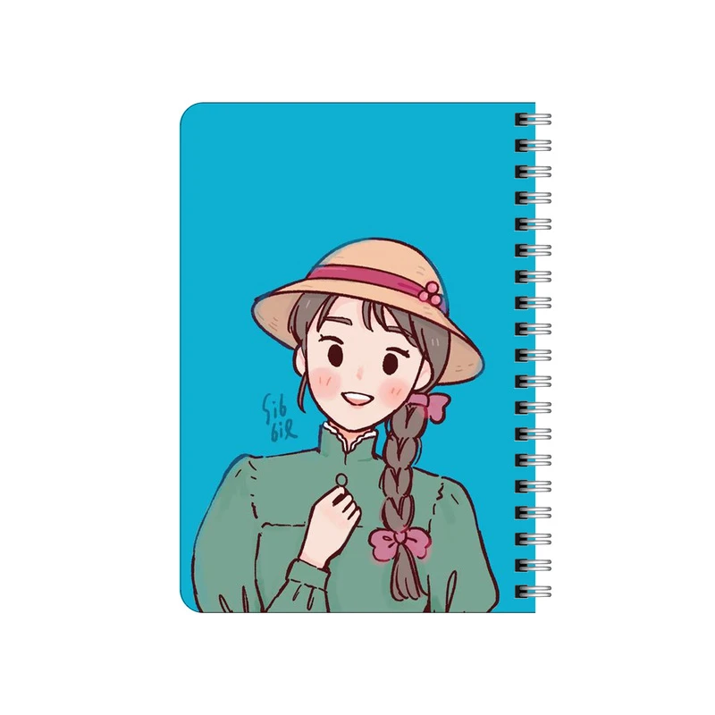 دفترچه یادداشت بامبیلیپ مدل چوبی طرح انیمیشن قلعه ی متحرک هاول کد 2555782