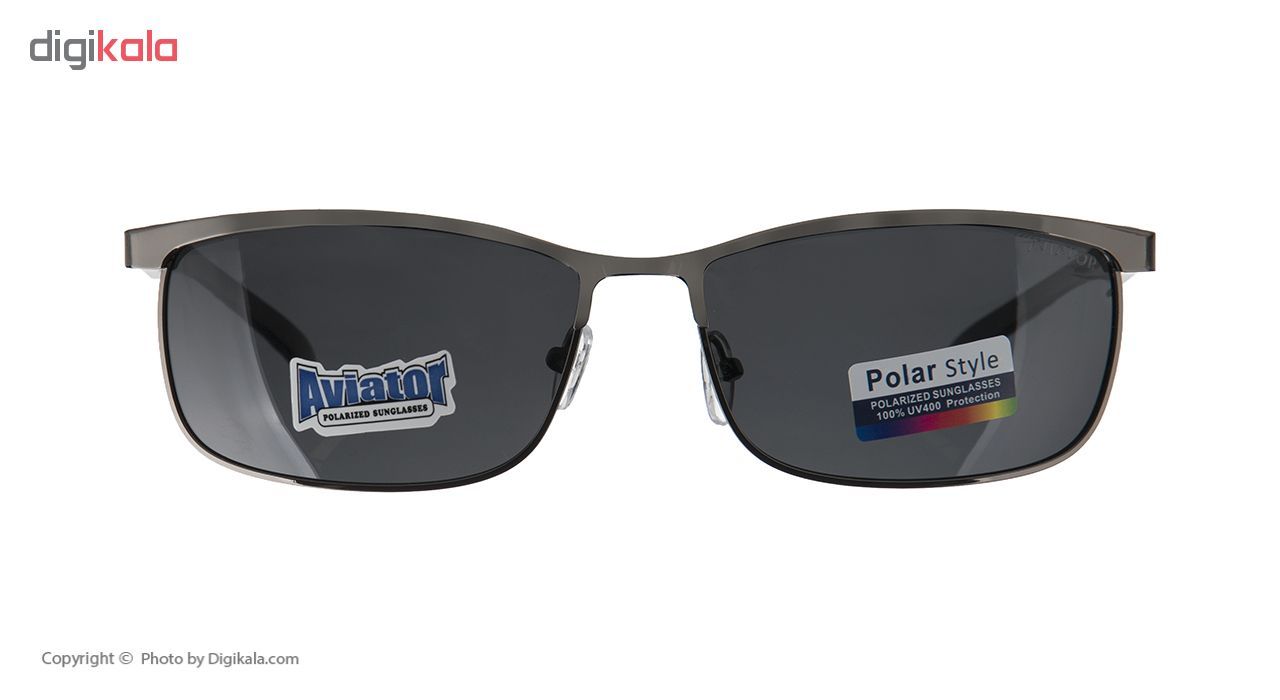 عینک آفتابی مردانه آویاتور مدل P1027 C3 -  - 3