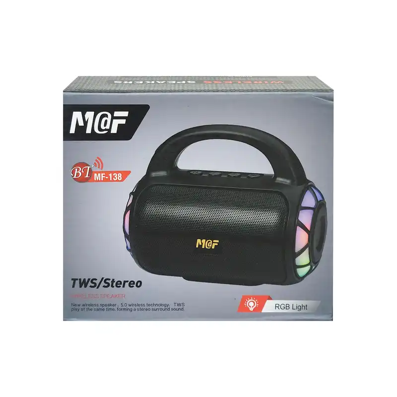 اسپیکر بلوتوثی قابل حمل ام اف مدل MF-138