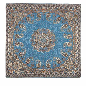 رومیزی ترمه مدل مربع یک در یک طرح نسترن