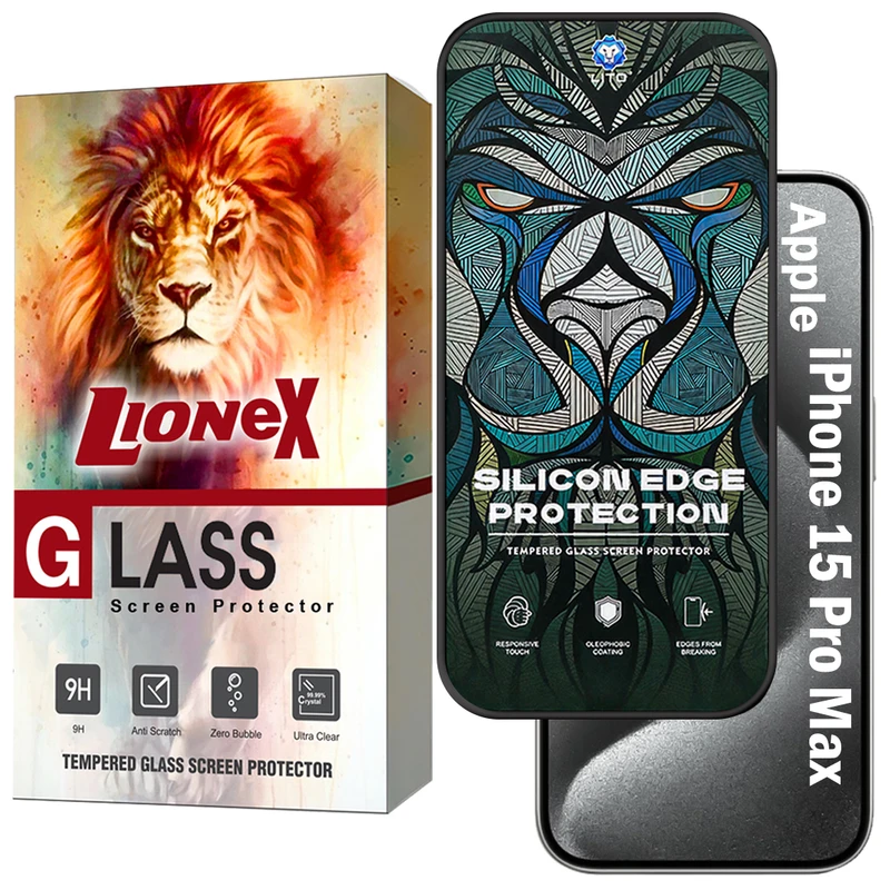 محافظ صفحه نمایش لایونکس مدل LITOSILL مناسب برای گوشی موبایل اپل iPhone 15 Pro Max