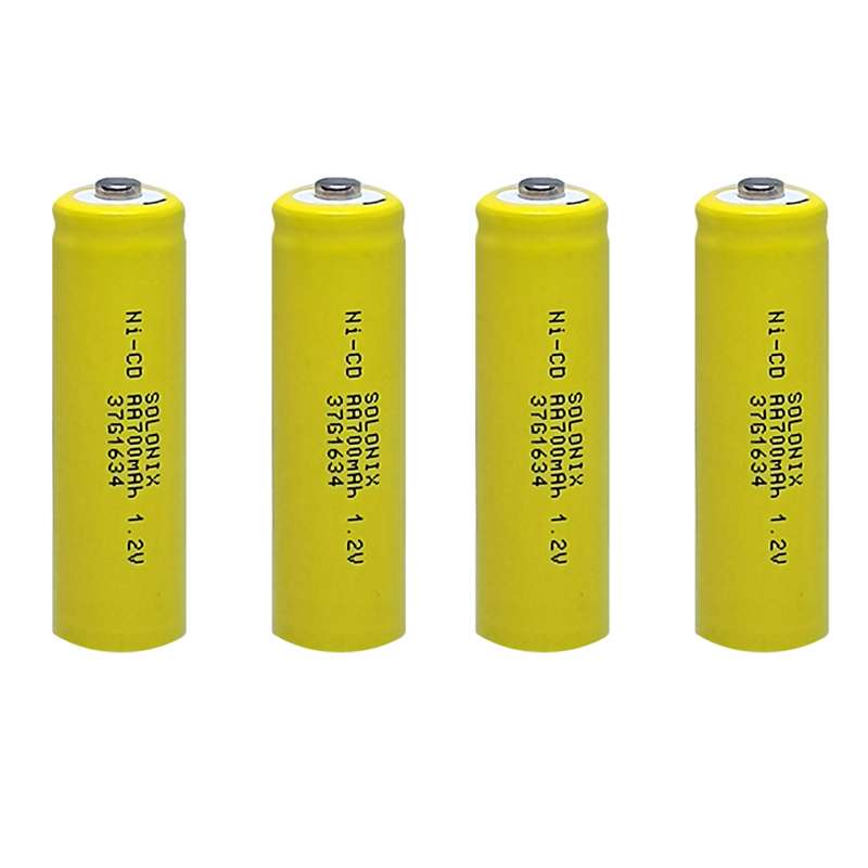 باتری شارژی قلمی سولونیکس مدل صنعتی Ni-Cd مجموعه 4عددی