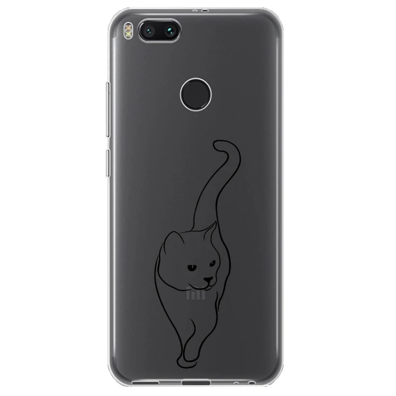 کاور مگافون طرح گربه مدل C60-B مناسب برای گوشی موبایل شیائومی Mi A1 / Mi 5X
