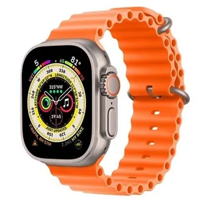 ساعت هوشمند 44 میلی متری مدل T2000 با 6 بند سیلیکونی و 1 بند استیل