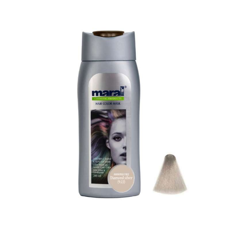 شامپو رنگساژ مارال مدل Ammonia Free حجم 200 میلی لیتر رنگ دایموند سیلور