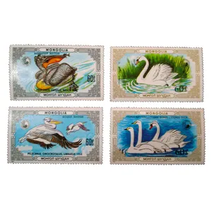 تمبر یادگاری مدل قو کد a-854 مجموعه 4 عددی