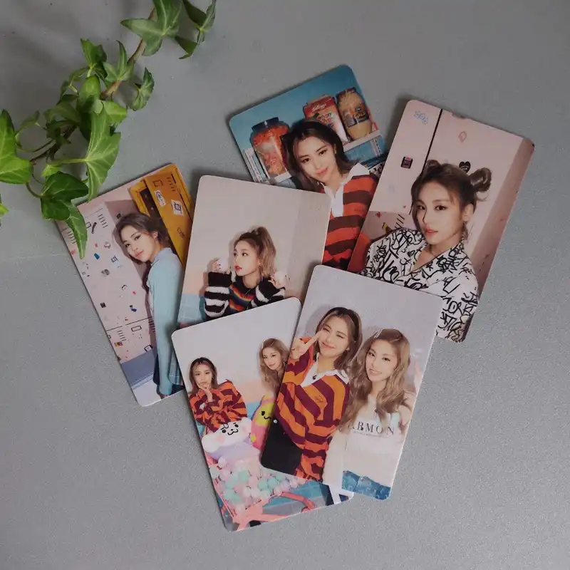 استیکر کارت مدل PH-504 طرح فتوکارت ریوجین و یجی ایتزی ITZY بسته 6 عددی