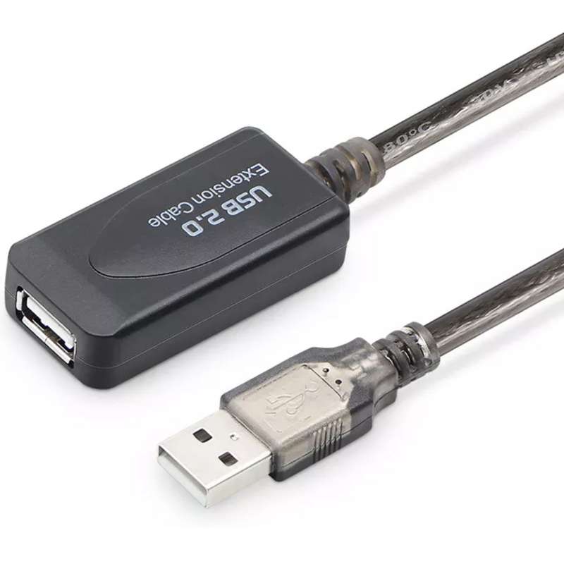کابل افزایش طول 2.0 USB شارک مدل CHIPSET طول 20 متر کابل افزایش طول 2.0 USB شارک مدل CHIPSET طول 20 متر